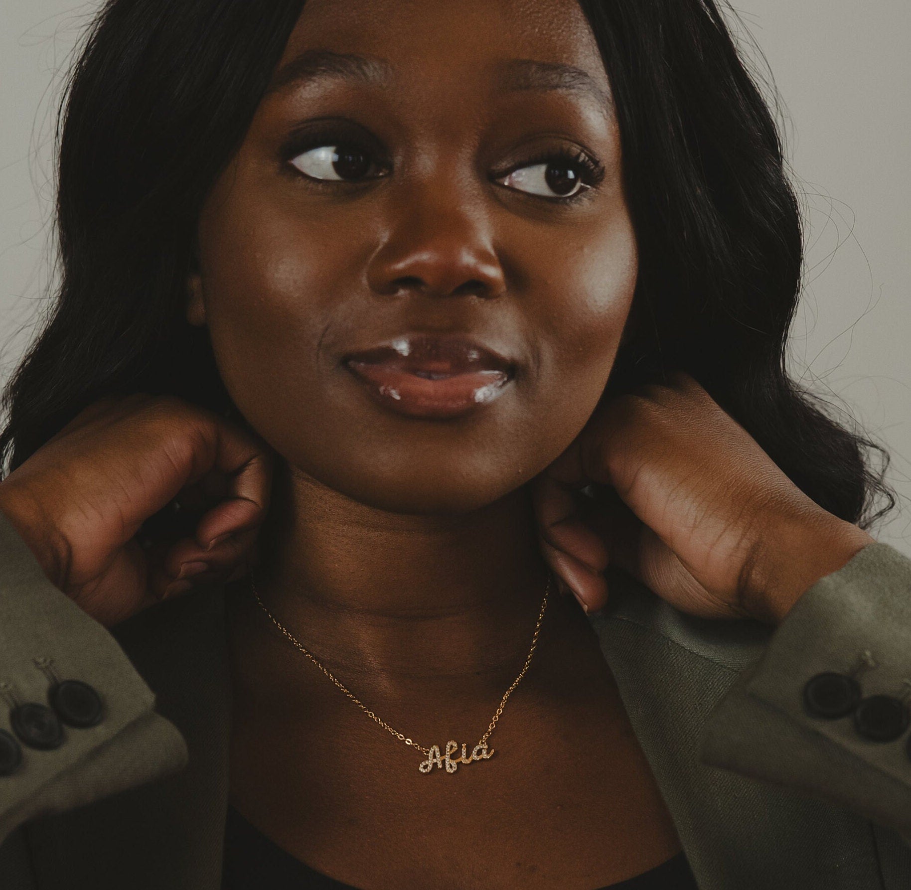 Afia Day Name Necklace - Friday Born